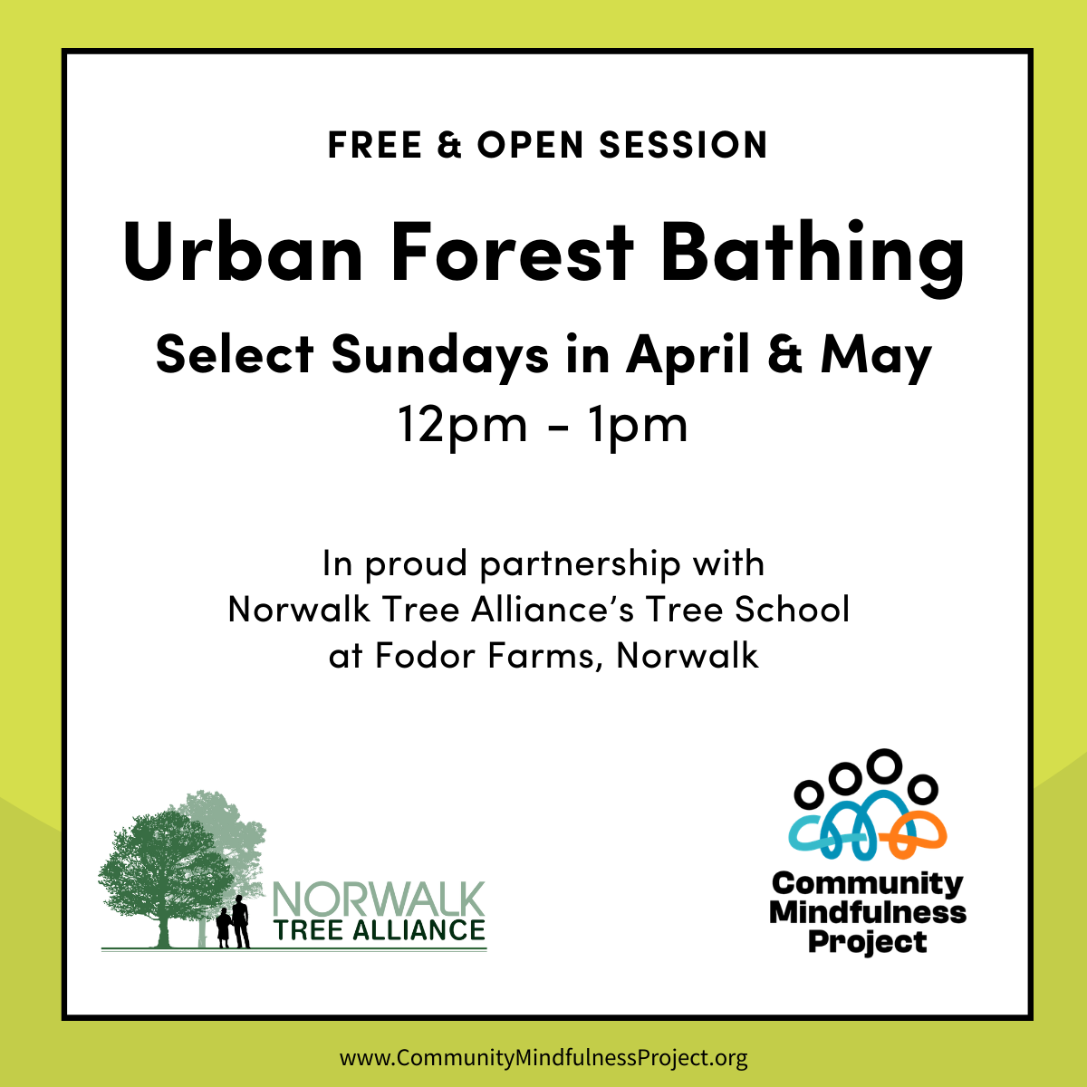 Urban Forest Bathing Mindfulness Program 