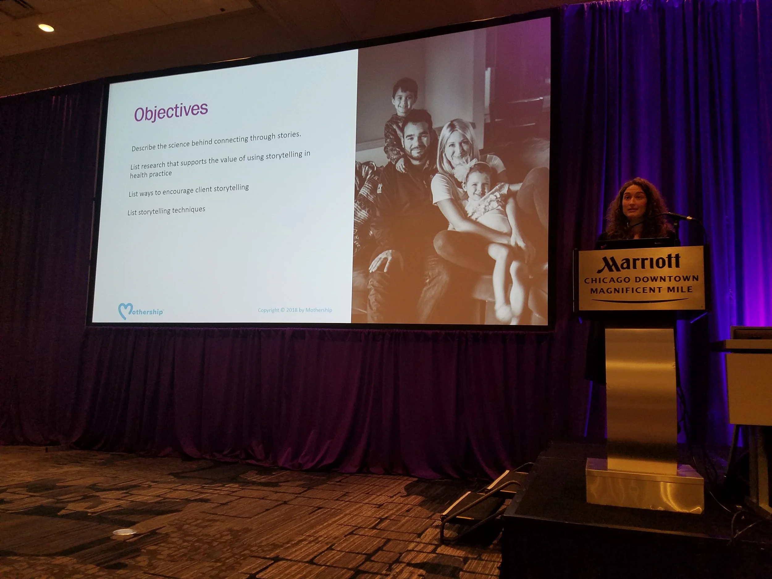 Mothership's storytelling presentation at the National WIC Association Annual Conference
