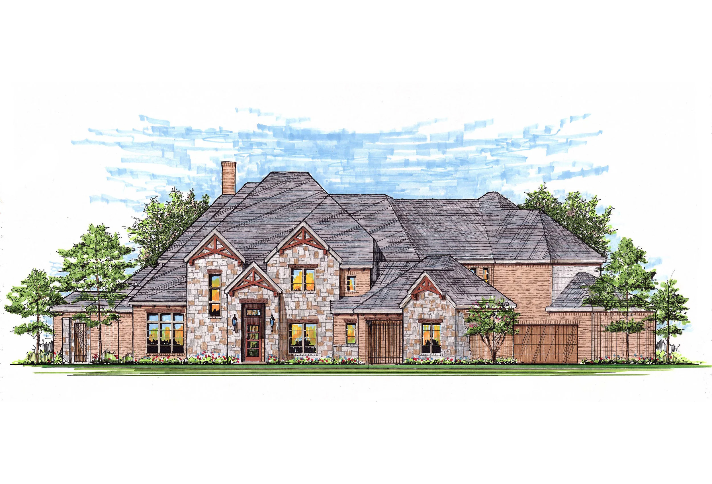 3809 Ledgestone Colored Elevation.jpg