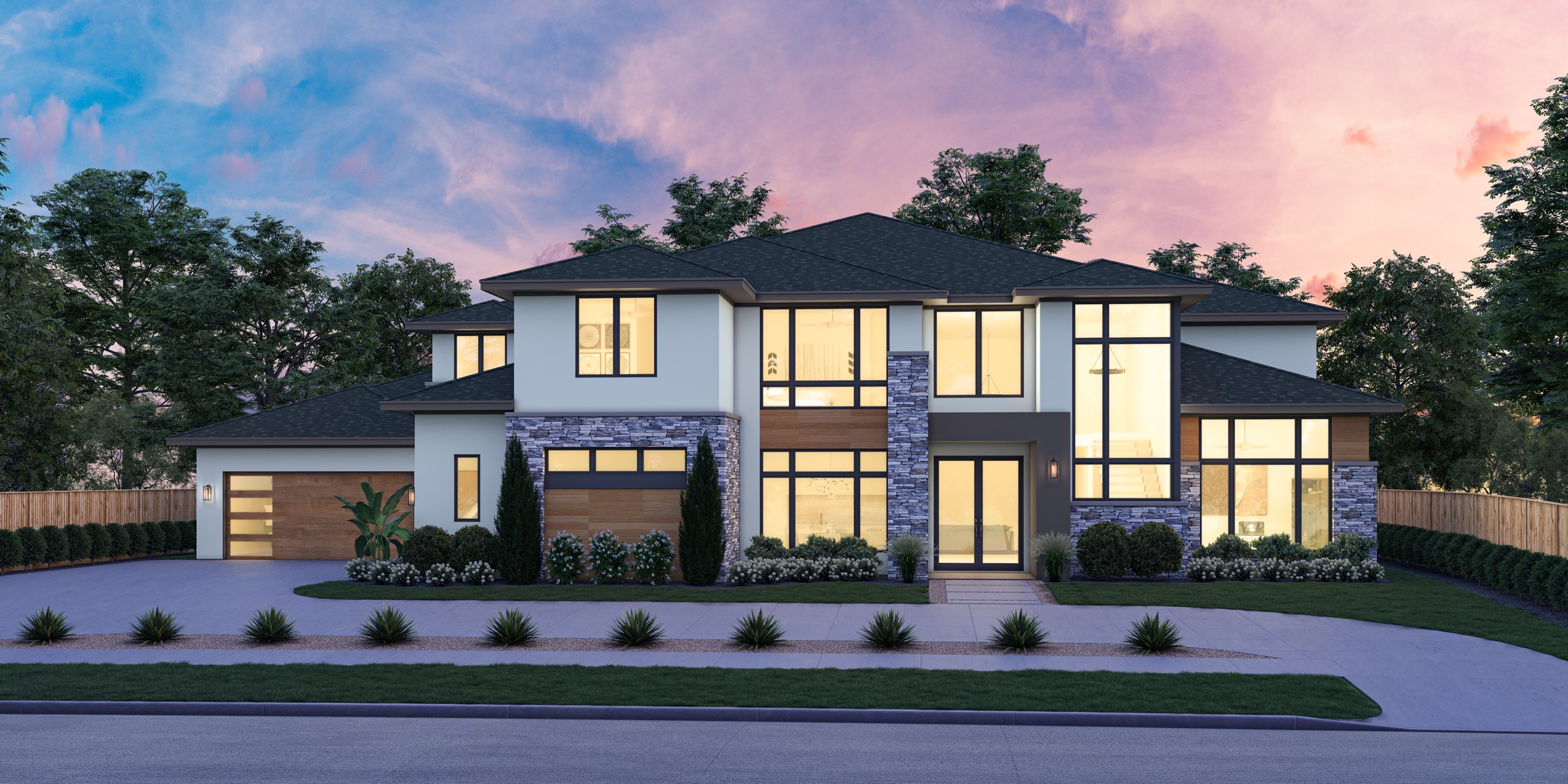 2223 Courtland V2 Dusk yellow light windows.jpg