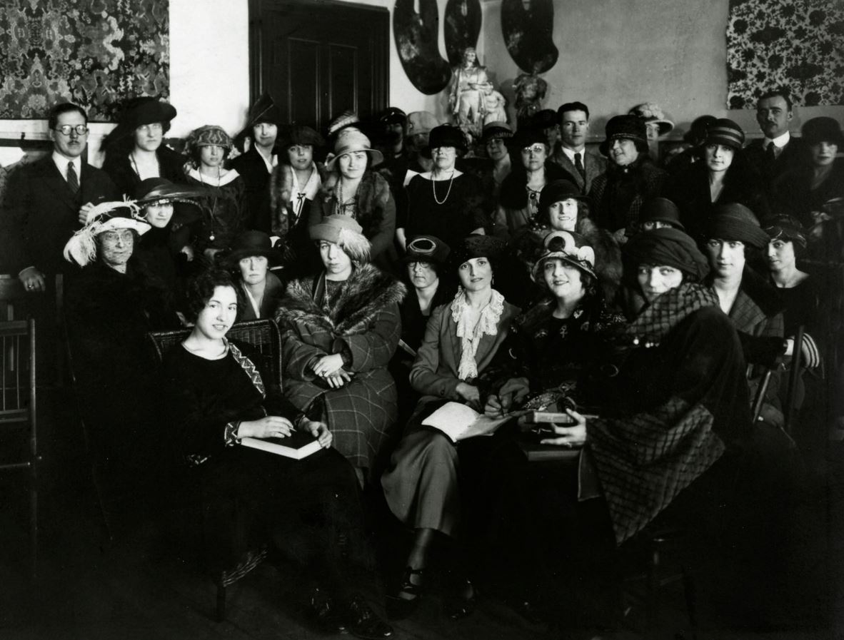 NYSID Class of 1923: The 1928 NYSID Bulletin details exciting news and events from the school’s commencement celebrations including the “most successful alumni luncheon yet,” which took place at NYC’s Biltmore Hotel in the spring of 1928 with over 150 NYSID graduates in attendance. Faculty member Lucy Taylor gave a speech, in which she assured graduates, “the taste of the public is rapidly improving and the demand for decorators is far surpassing the supply.”