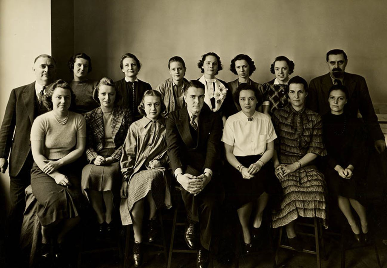 NYSID Class of 1938: Due to the hardships of the depression, not many special ceremonies and celebrations were held for NYSID graduations in the 1930s, but the accomplishments of the school’s graduates were still made known to the world. This New York Times announcement from June 14, 1935 proclaims the graduation of 56 students who received “diplomas or certificates of proficiency in interior design, industrial design, and practical decorating.”