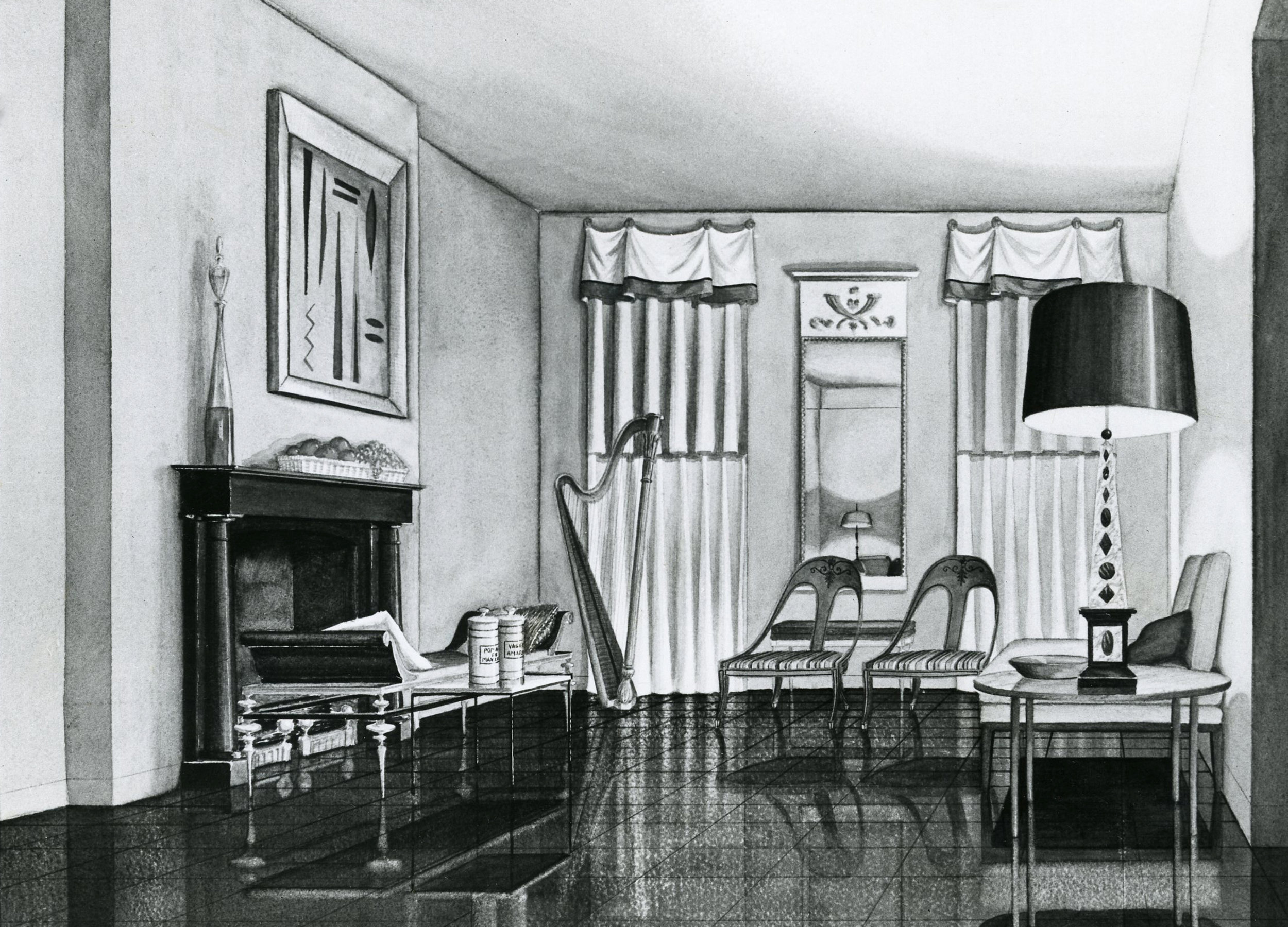 hand-rendering-and-model-of-a-one-room-house-by-gil-velasquez-1953_24118519619_o.jpg
