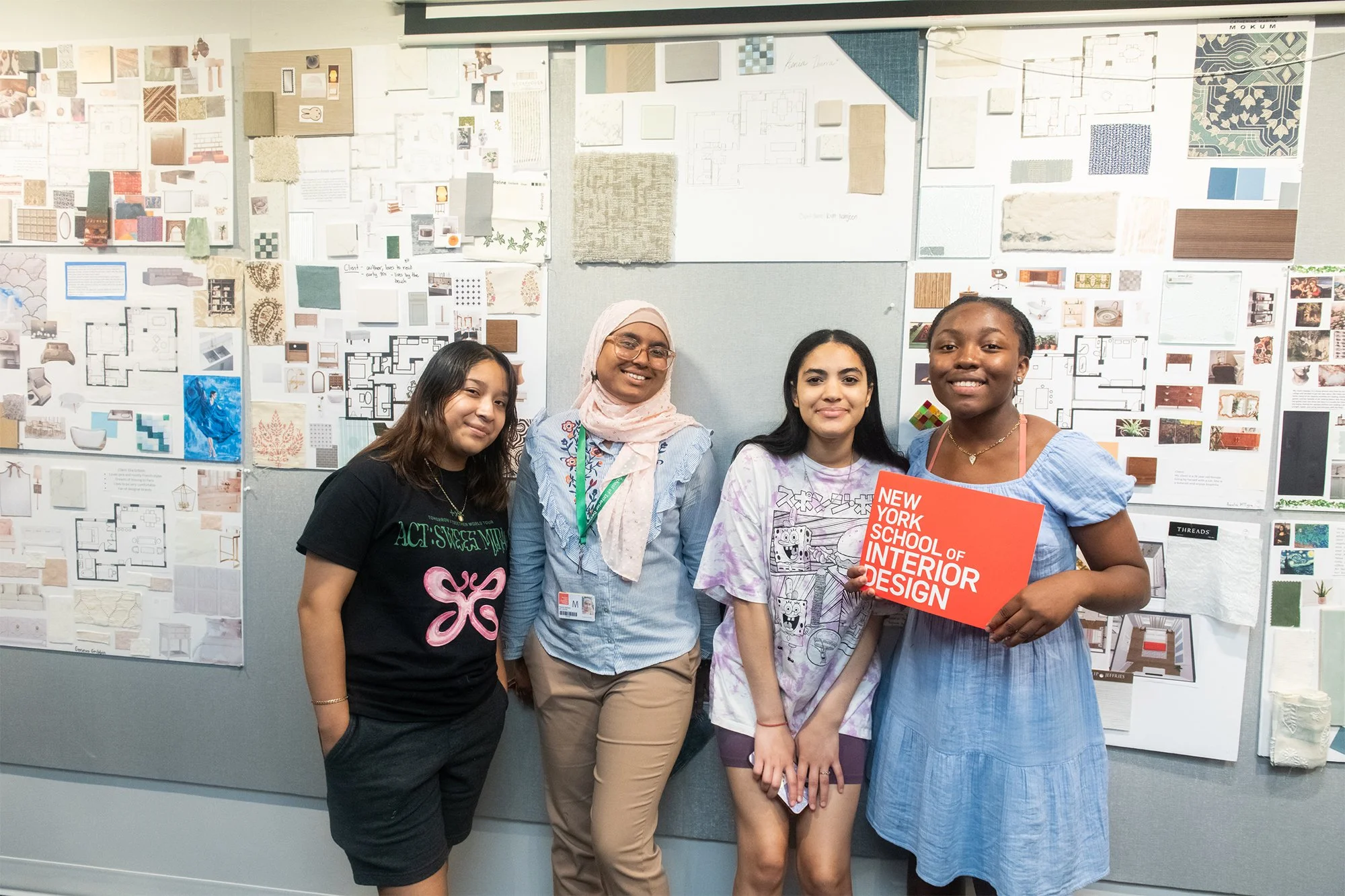 YWCA-NYC Installs Designs Created by NYSID Pre-College Students  