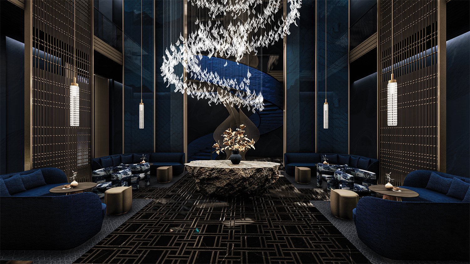 Hotel Le Cirque project designed by Sarah Choudhary ’23 (MFA2. AWARDS: 2023 Hospitality Design Award &amp; 2022 LIV Hospitality Design Awards Emerging Interior Designer of the Year. 