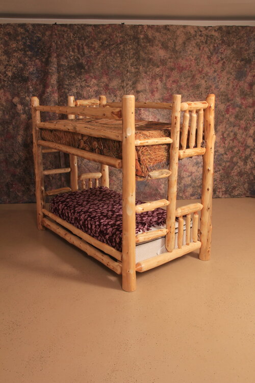 Log And Barnboard Furniture, Cedar Bunk Beds