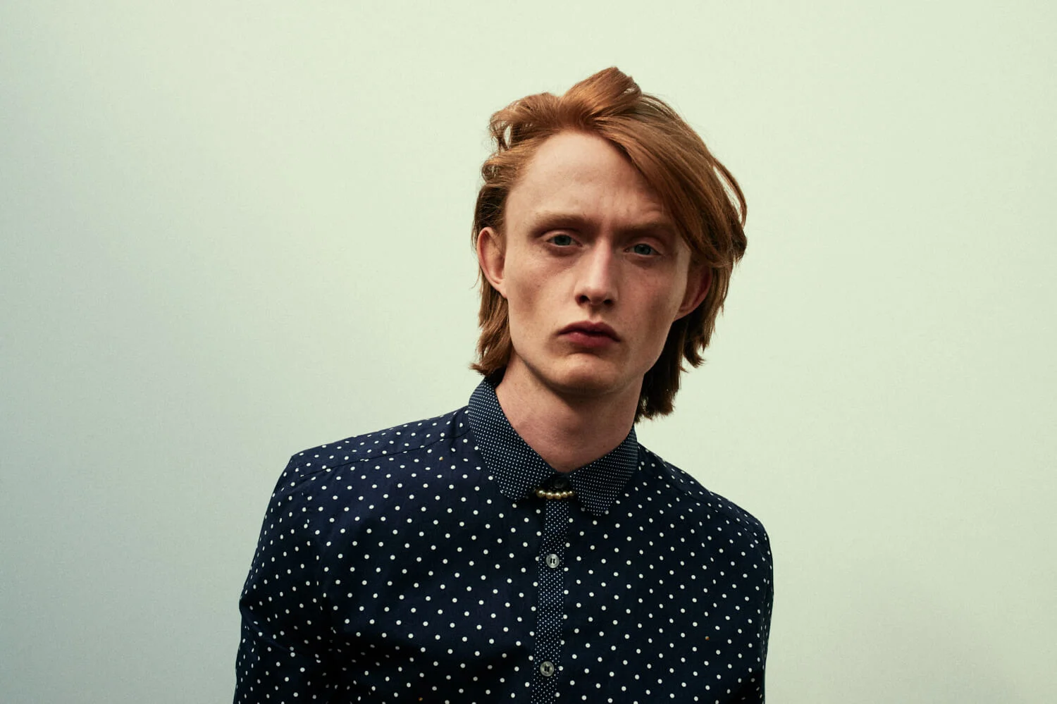 portrait photographer Tim Cole shoots man with red hair