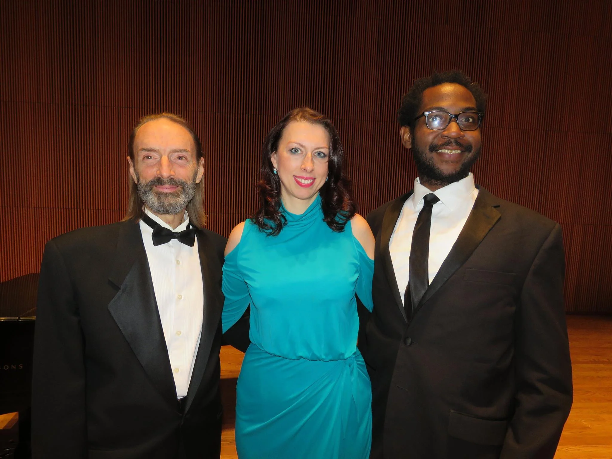 From Left: Me, Mezzo =-Soprano Viktoryia Koreneva, Tenor Lindell Carter