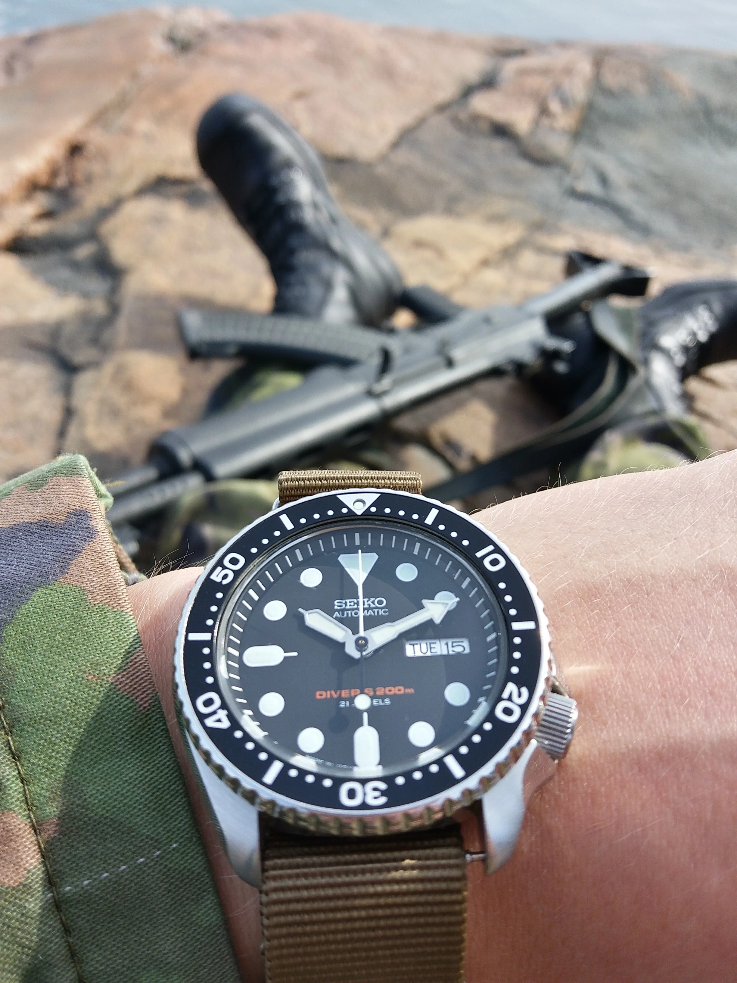 Getting down right tactical.