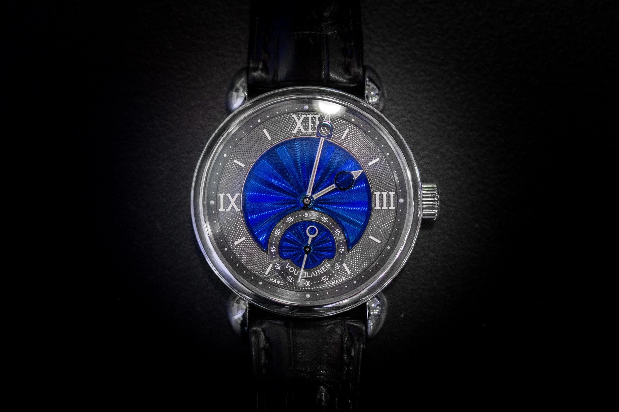 This Vingt-8 was one of the two watches Voutilainen had brought to the show.