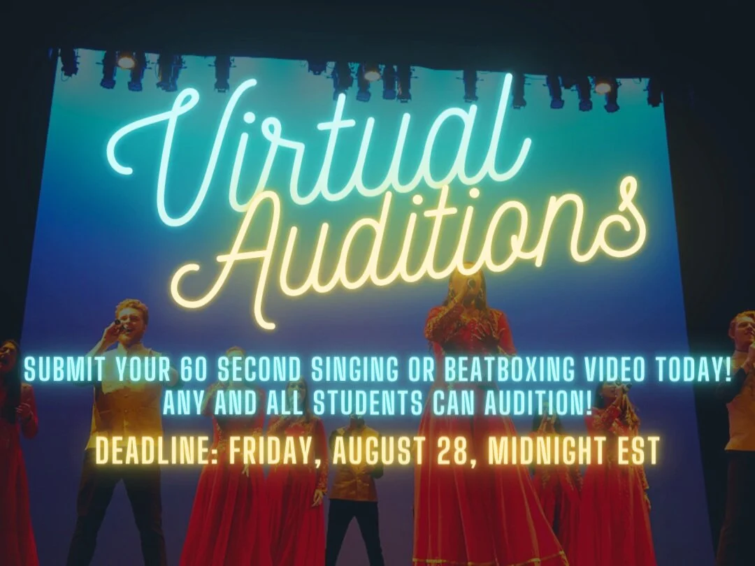 August 2020 - Fall Virtual Auditions!