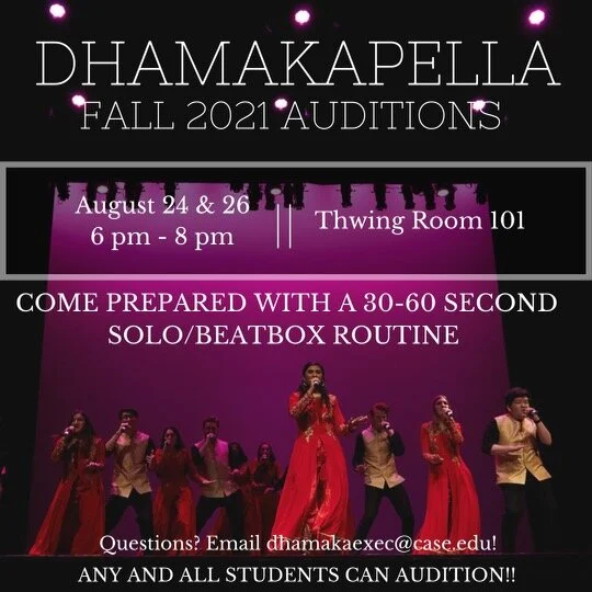August 2021 - Audition for Dhamakapella!