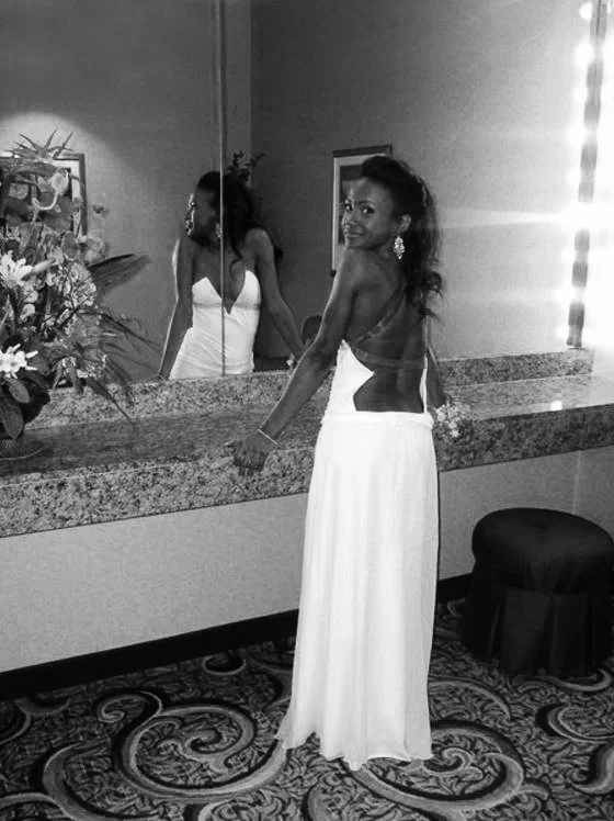 The prom dress.