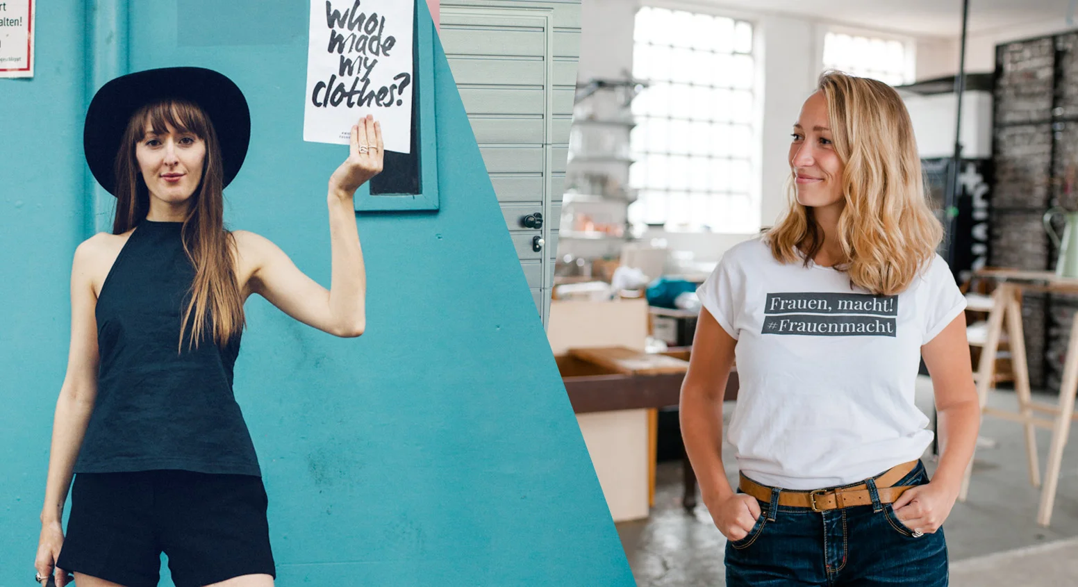 Veranstalterinnen: Cherie Birkner / SUSTAINABLEFASHION MATTERZ &amp; Linda Brack / #FRAUENMACHT