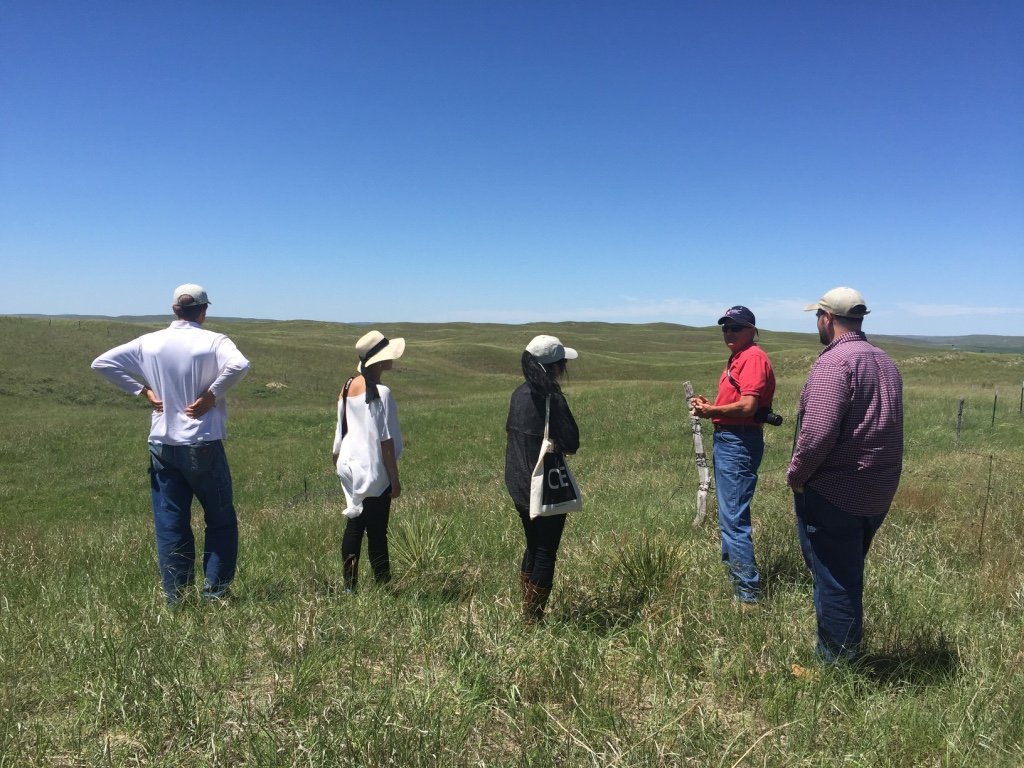  Observing the grassland at Gudmundsen Laboratory 