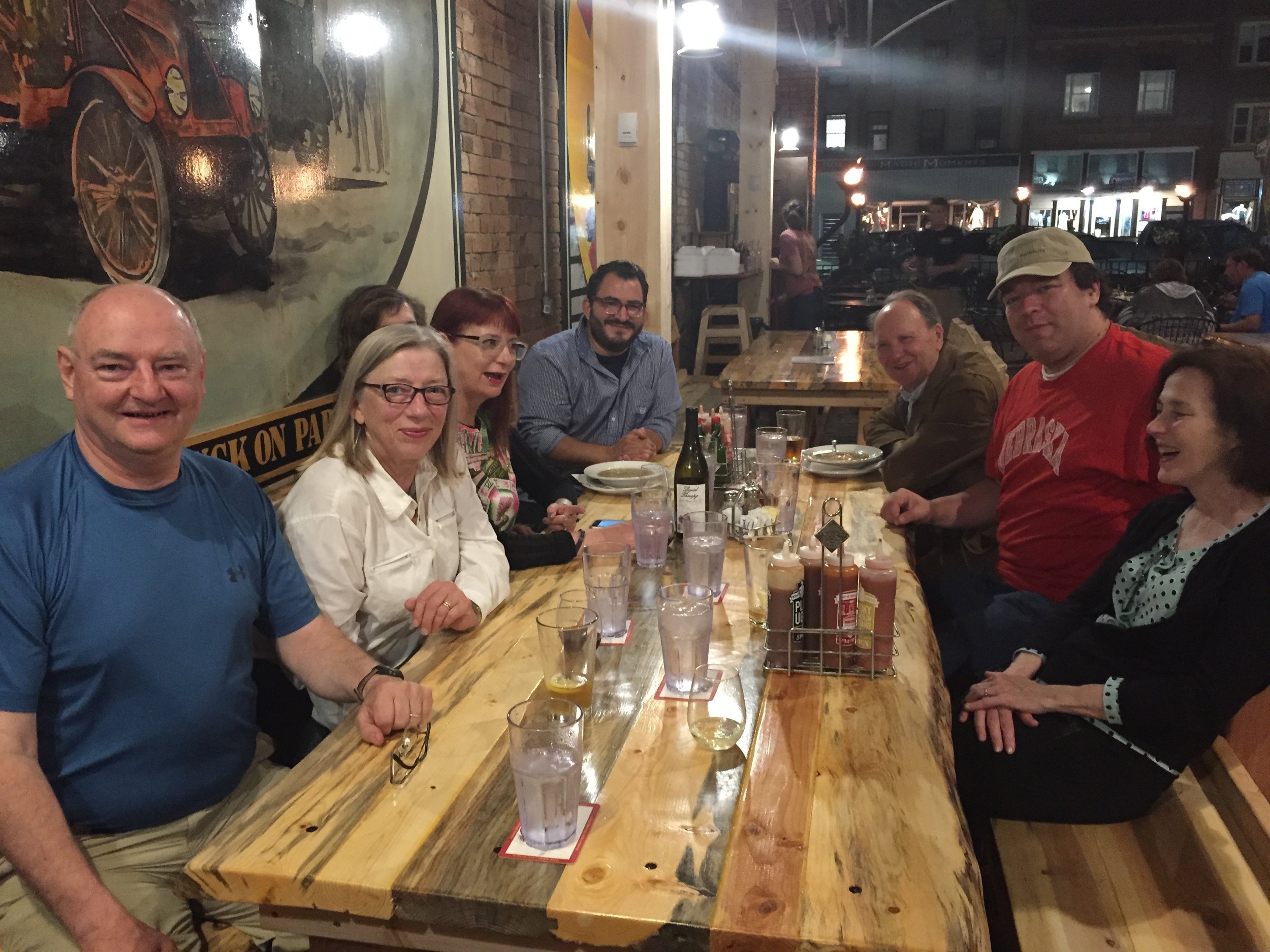  Group dinner in Rapid City with Ray Graham 