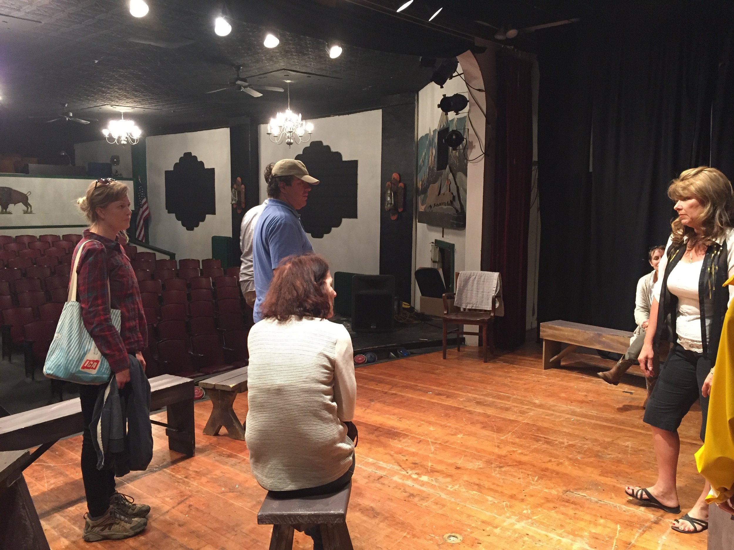 Artists visit the historic Plains Theatre in Rushville 