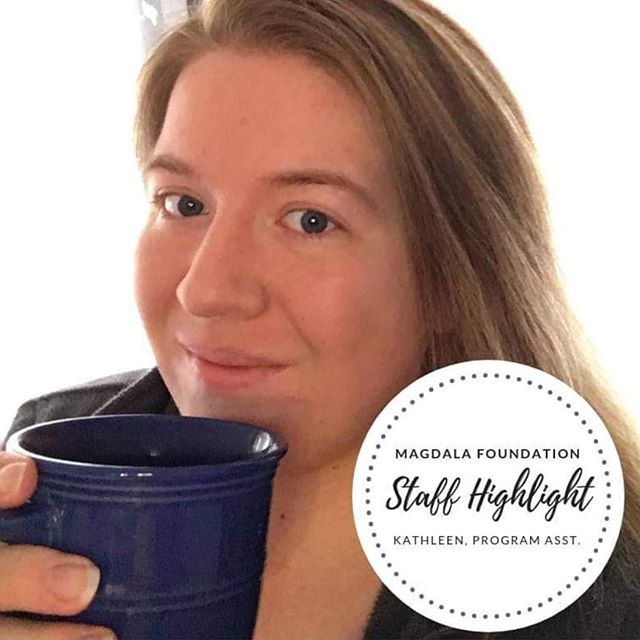 #meetourstaffMonday Say hello to Kathleen! Kathleen started working for Magdala in August of 2018. She says she enjoys working at Magdala, and her favorite thing to do with the clients is cook with them. "Having the clients help stir food, cut veggies or come up with recipe ideas is always fun.
The fondest memory she shared was of Halloween when the clients at Russell Group Home gave out candy to their neighbors. "A few of the clients wanted to dress-up and pass out candy in front of our house. We had so much fun talking to the neighbors, passing out candy and seeing everyone's costume. It was a great time." Katie, as she is called, said she cannot wait until the weather breaks. "I'm looking forward to warmer weather. There are a couple of residents that have never been to the @stlzoo or any of the museums, so I'm excited to take them. The more we can go outside the better!" Last month, Katie to residents to the @citymuseum.
