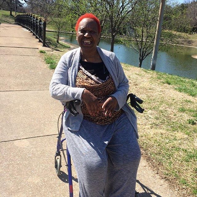 #TBT to a sunny Sunday when one of our PA's took one of our residents out for a much-needed walk in the park.