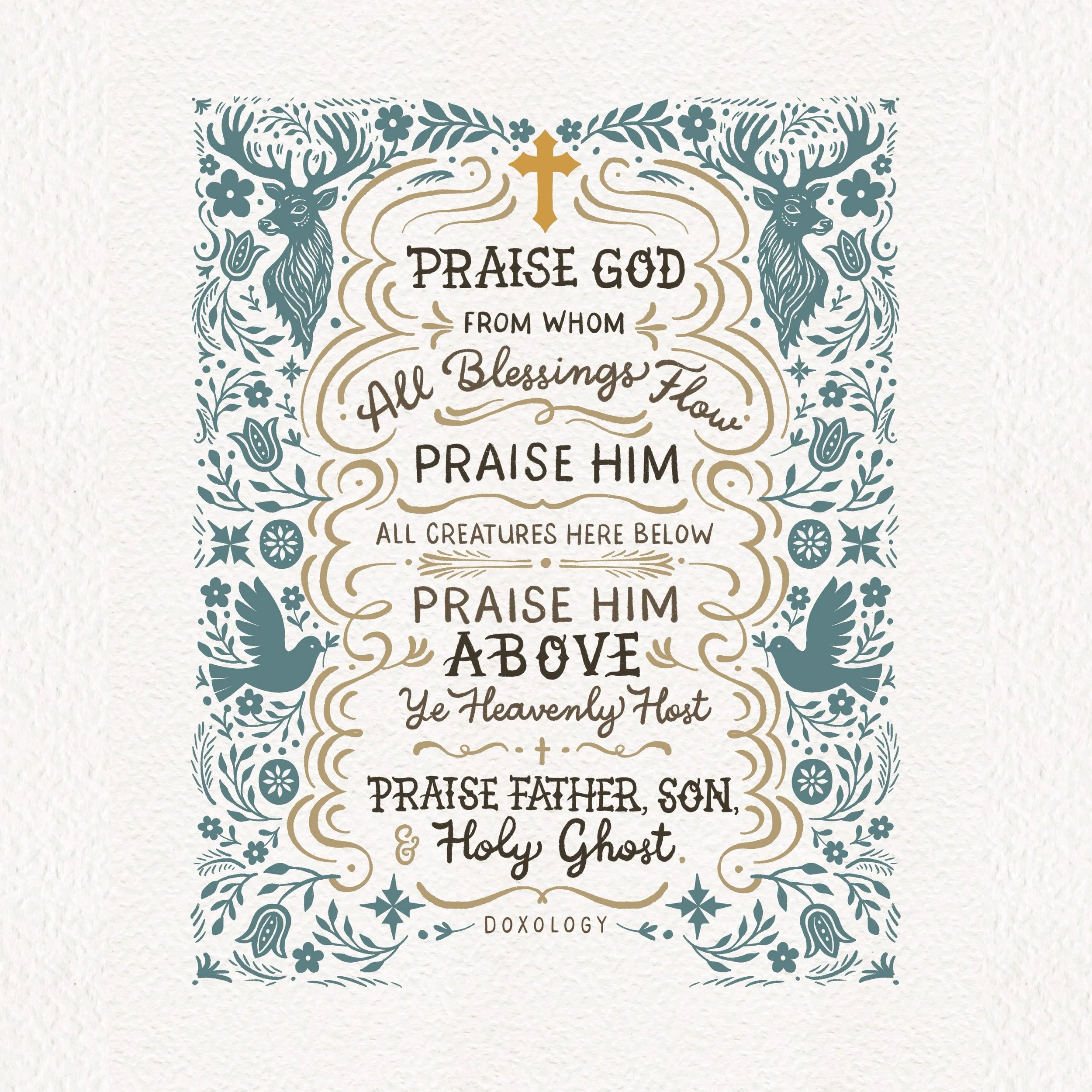 Doxology in Classic 16 x 20" Digital Art Print Download