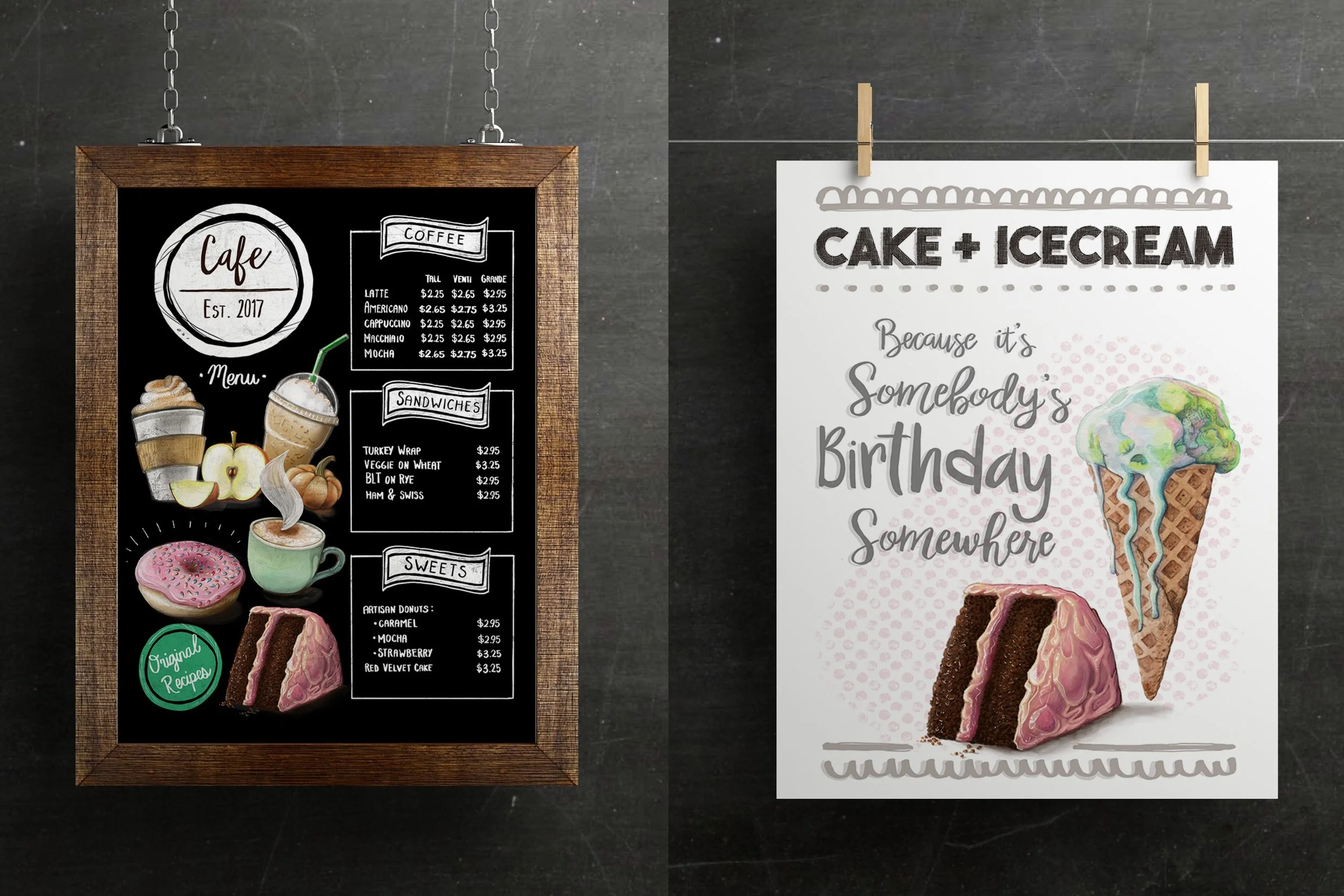 Nearly everything you need to make these images is included here! 