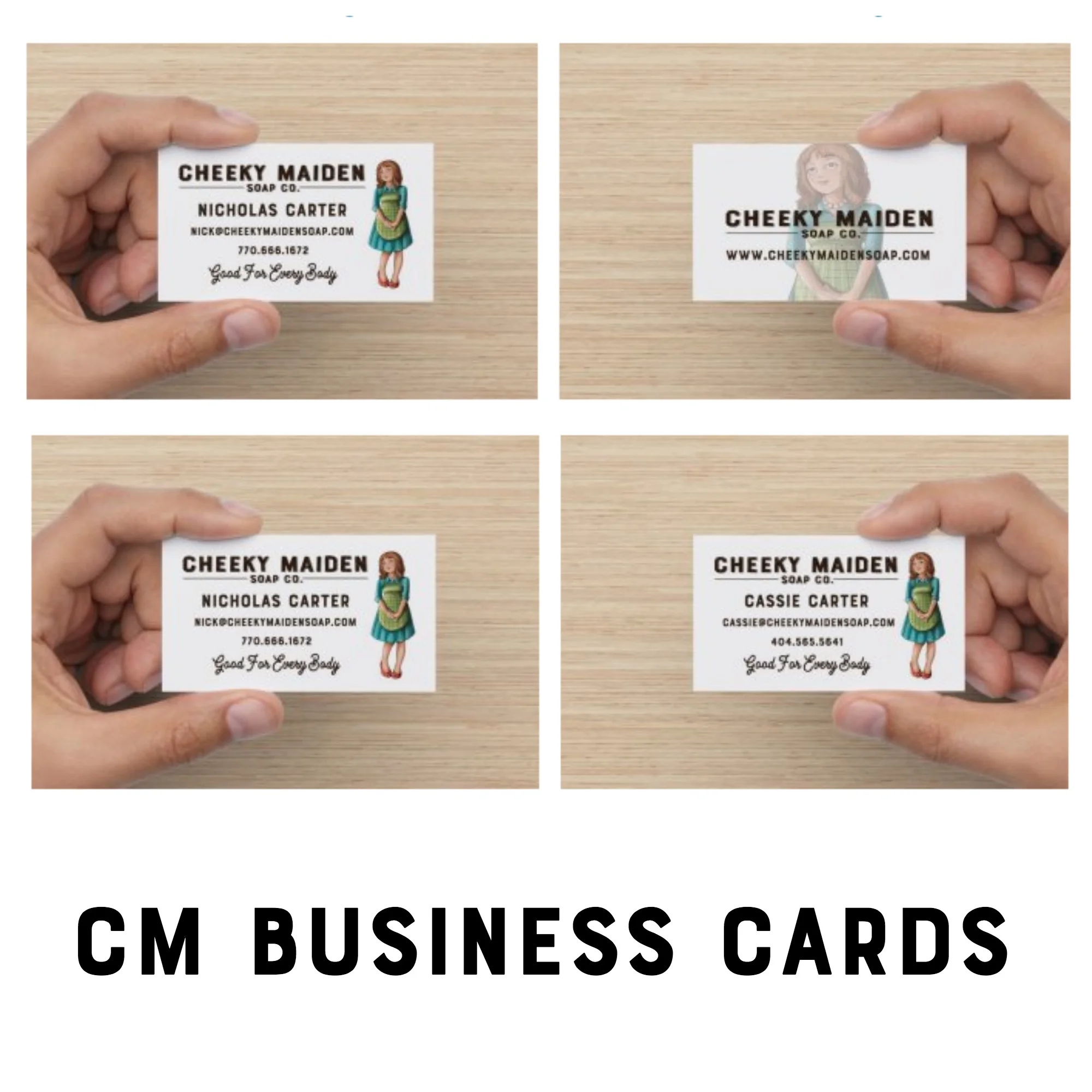 Cheeky Maiden Business Cards