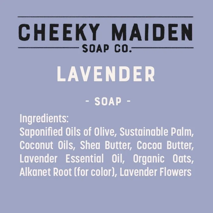 Soap Label - 2x2" - Lavender