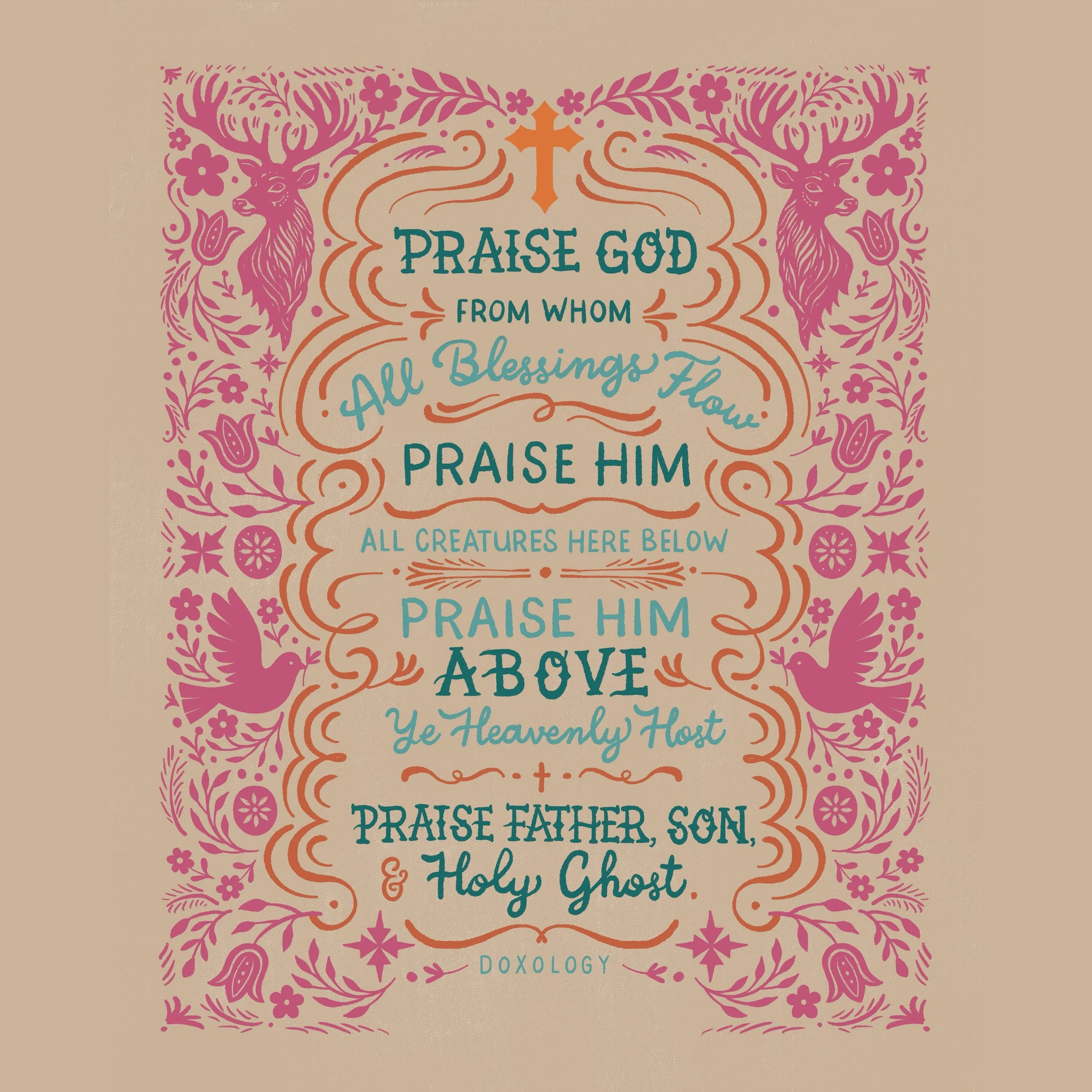 Doxology in Southwest 16 x 20" Digital Art Download