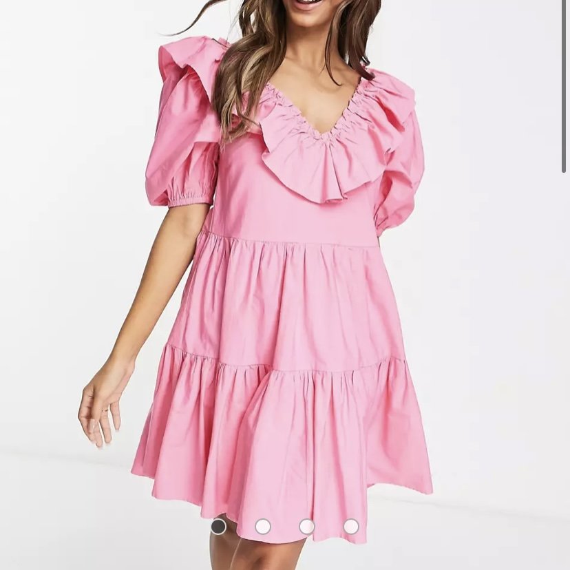 PINK SHIRT DRESS