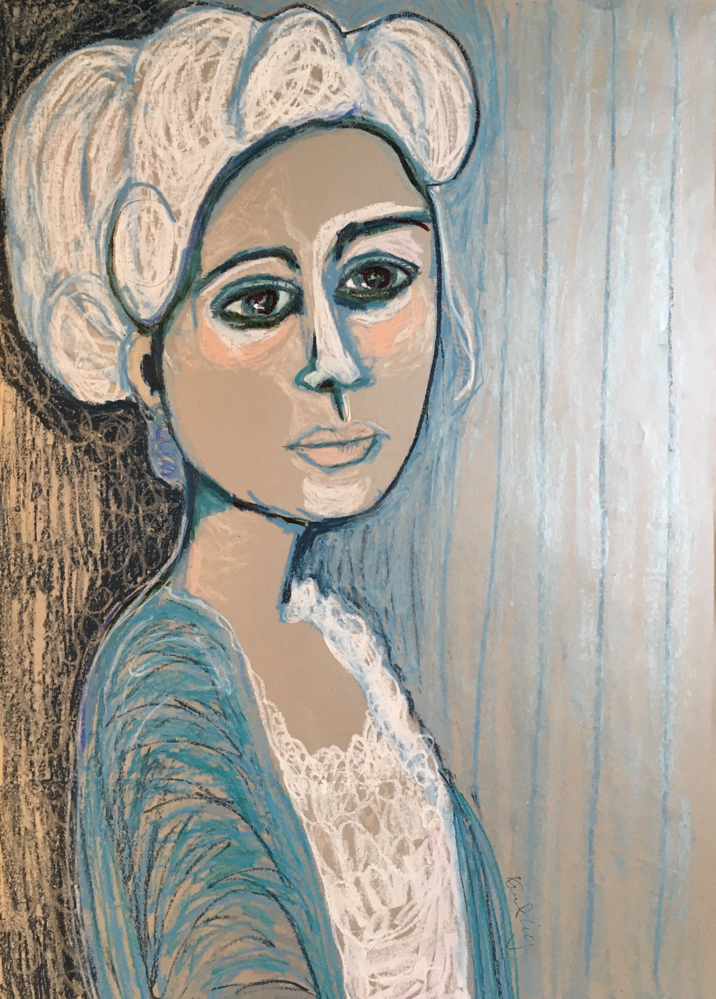 “Silver Moon” A3 size print