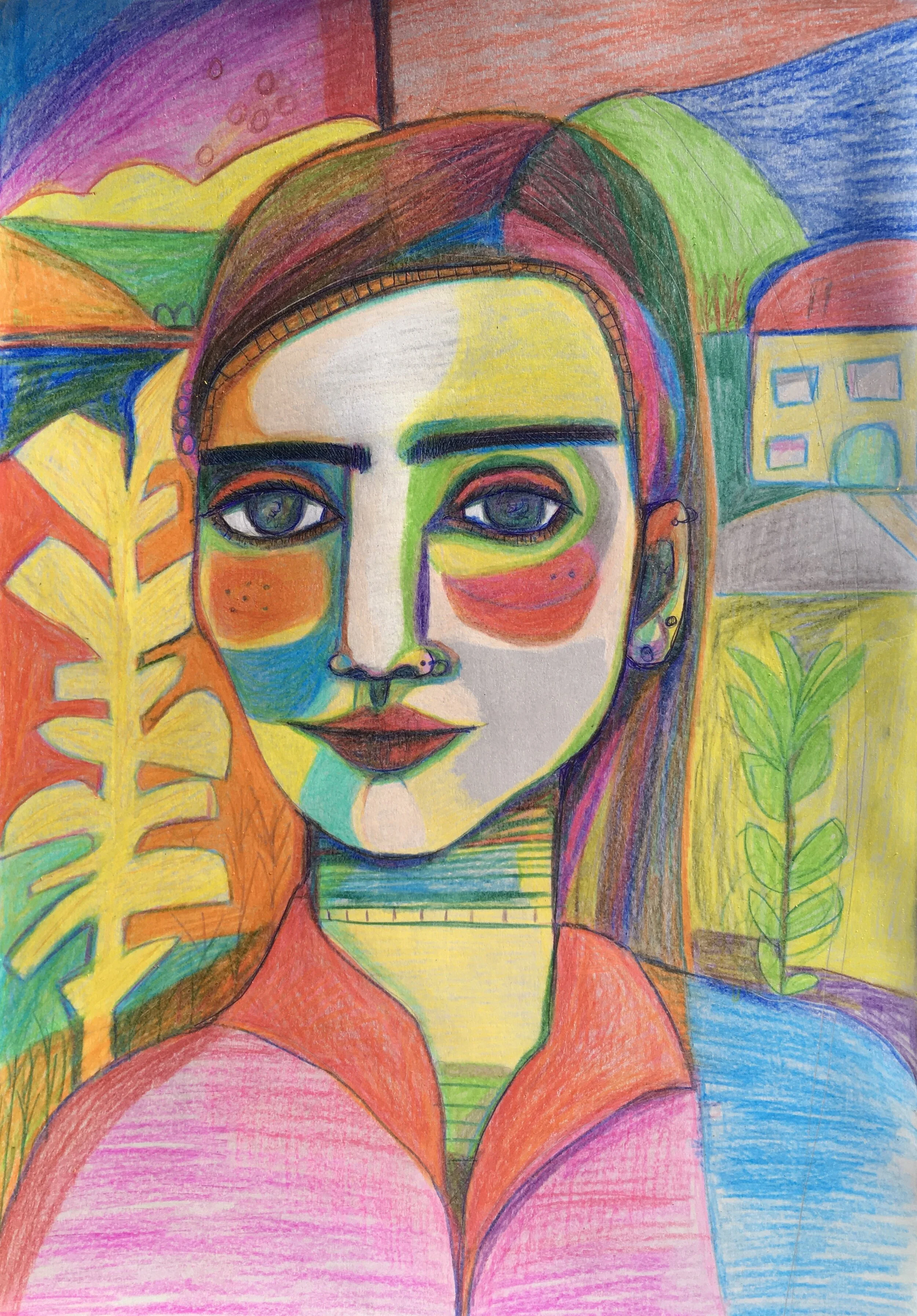 “Inside Out” framed original