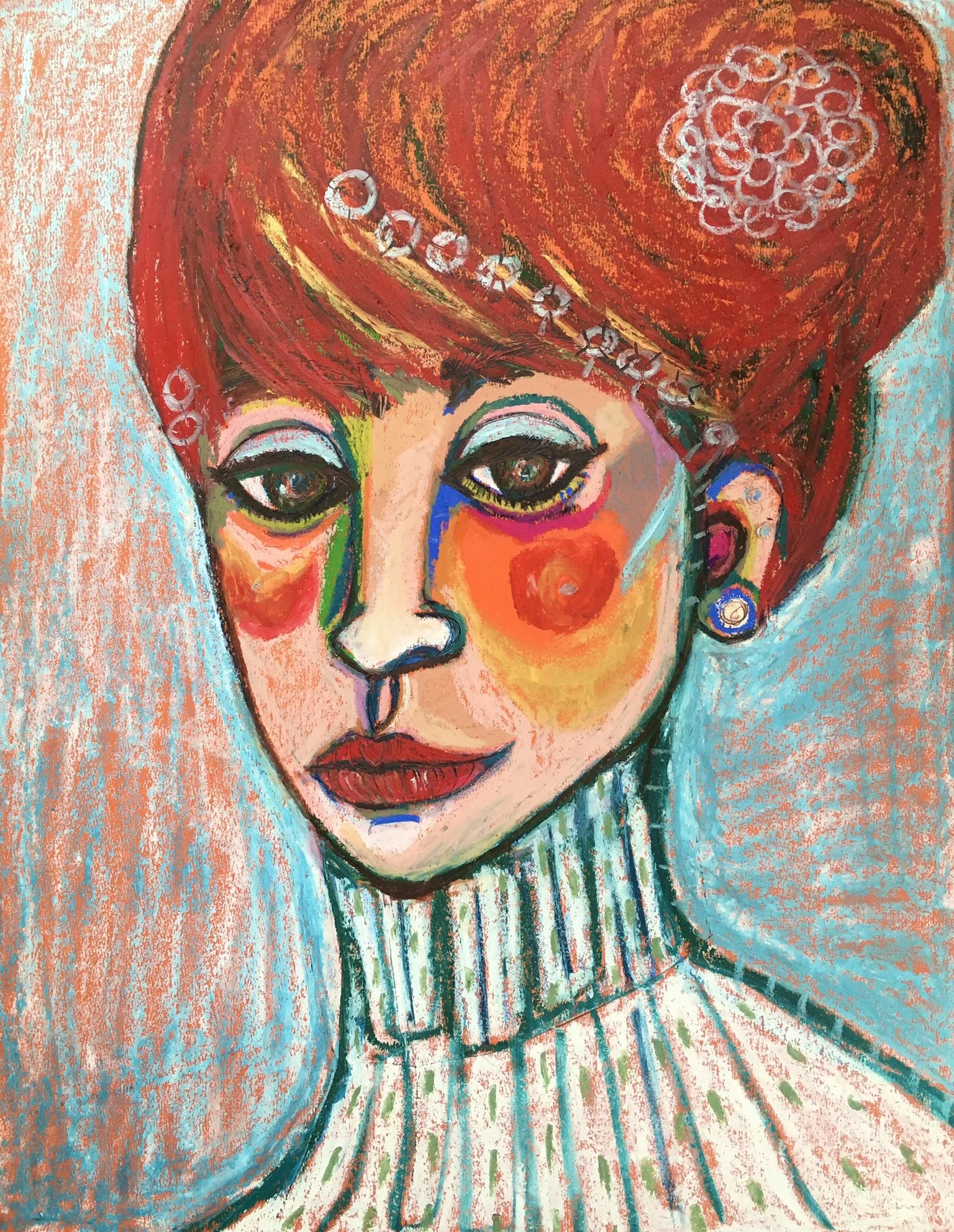 “Red Gypsy” original on paper