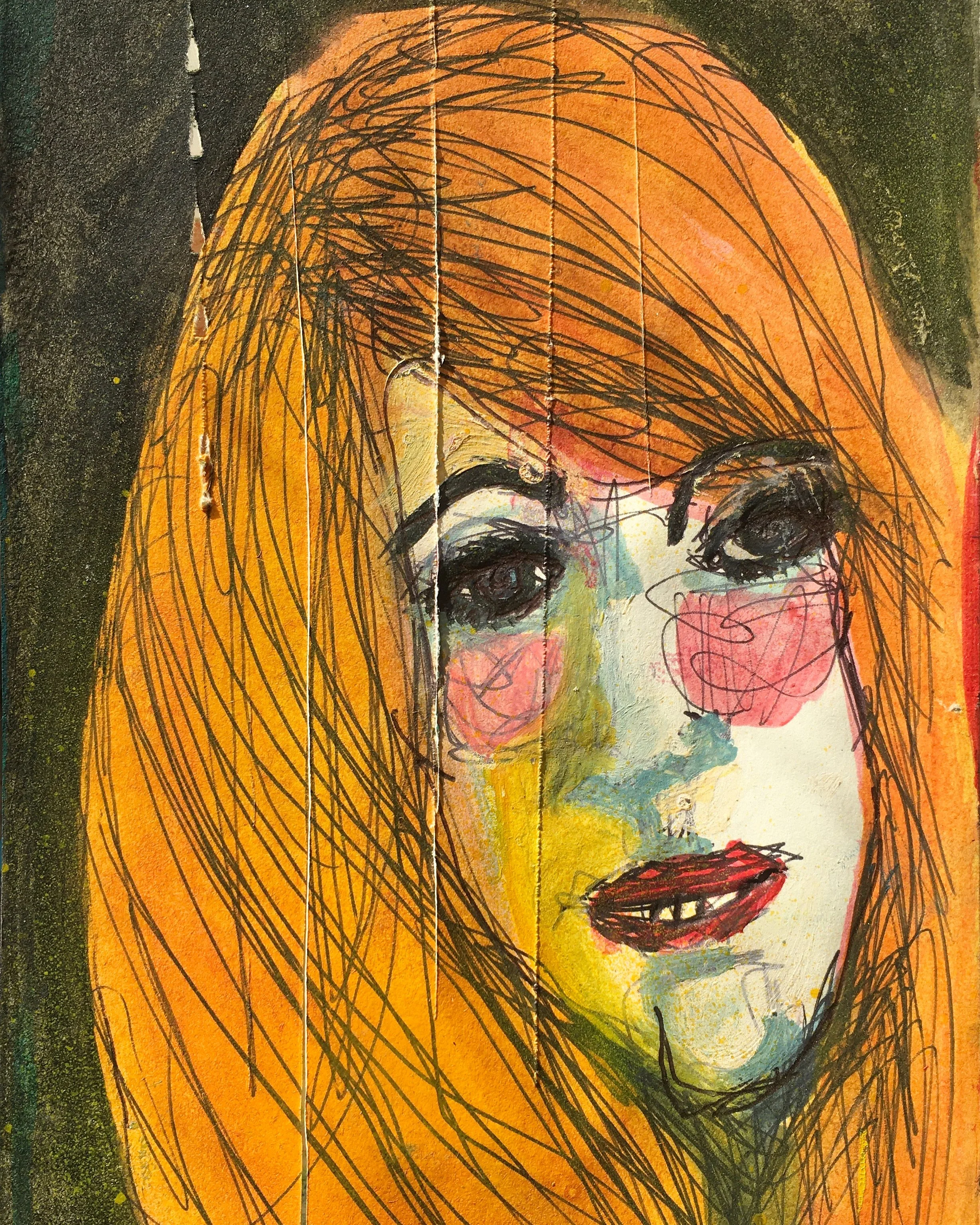 “Fire” A5 size original