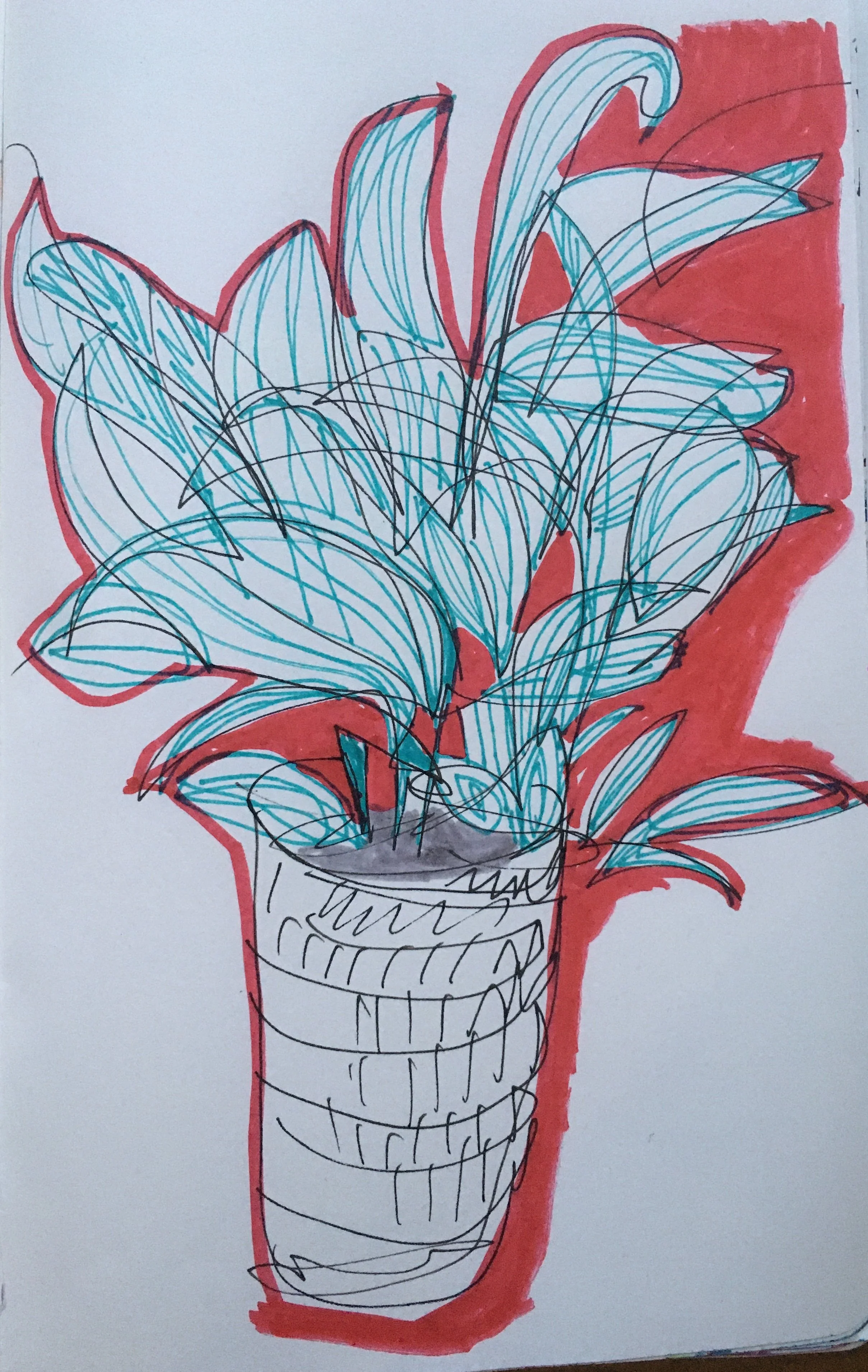 “Indoor Plant” A5 size original