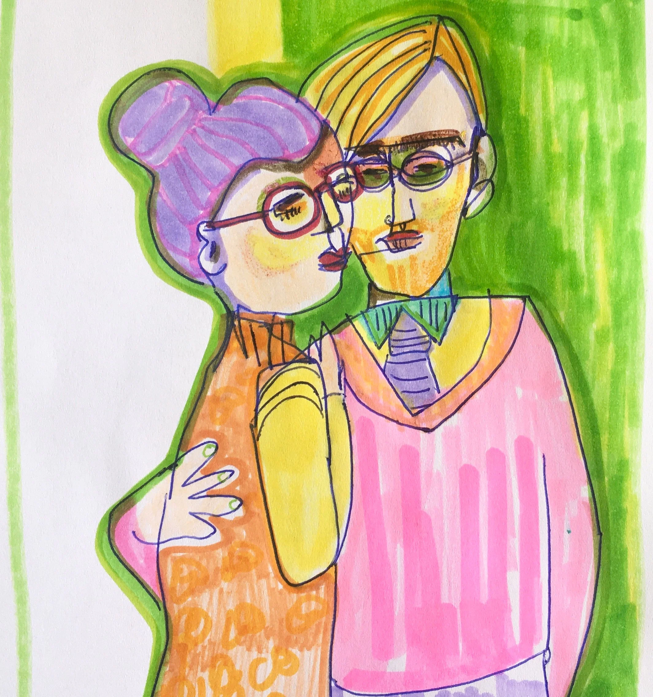 “Me and You” A5 size original