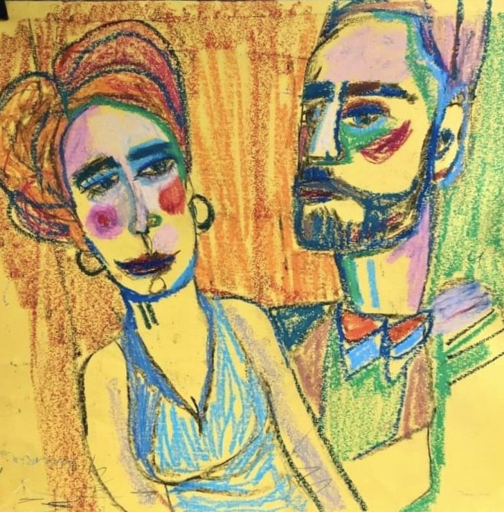 “Dance” original on paper