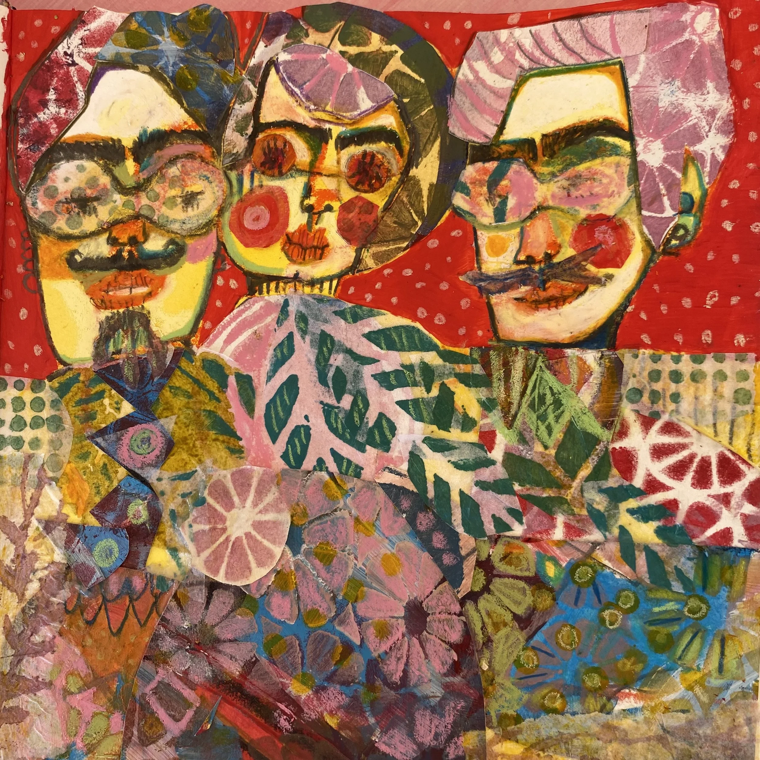 'The Trio' Original framed Artwork