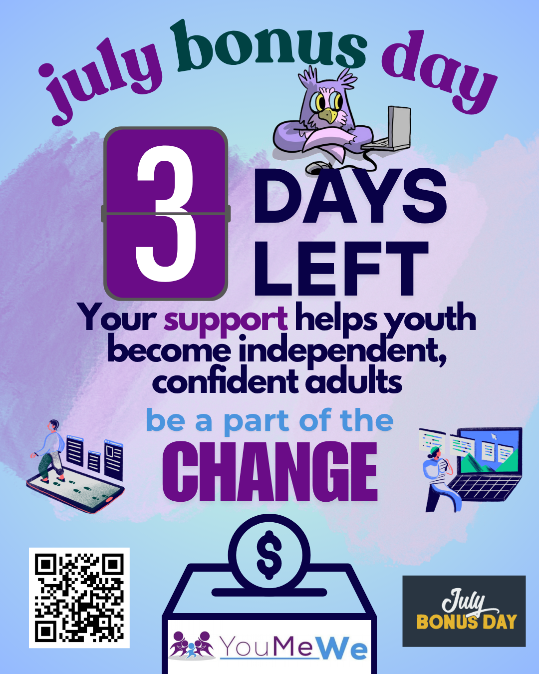 July Bonus Day Reminder! — YouMeWe