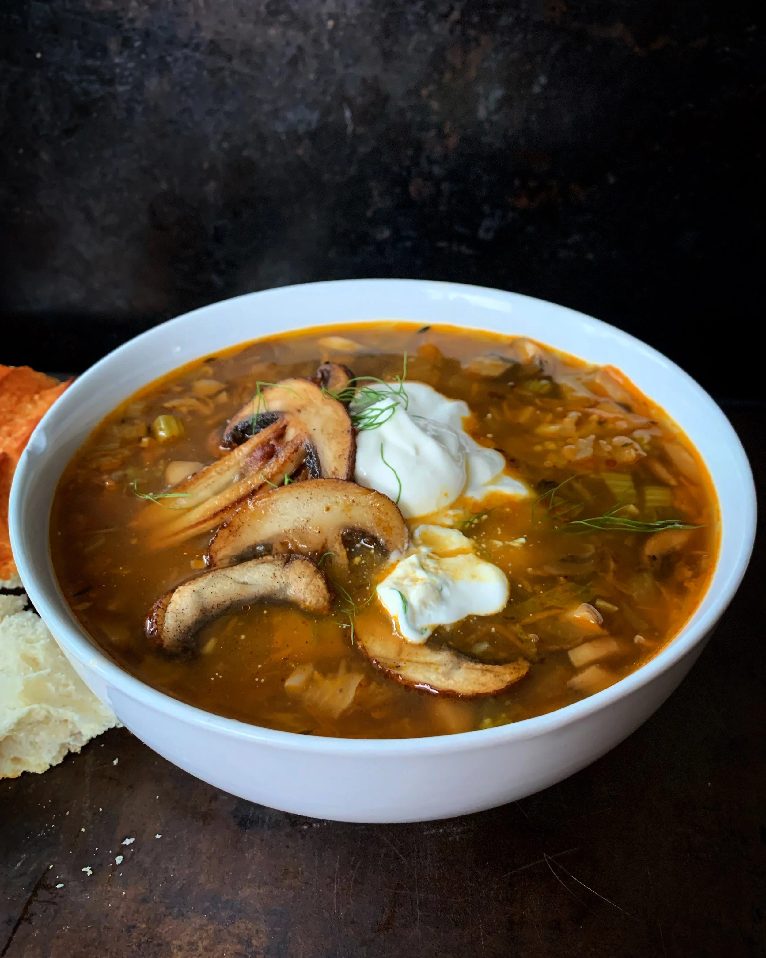 MY MOM'S (aka THE BEST) MUSHROOM SOUP