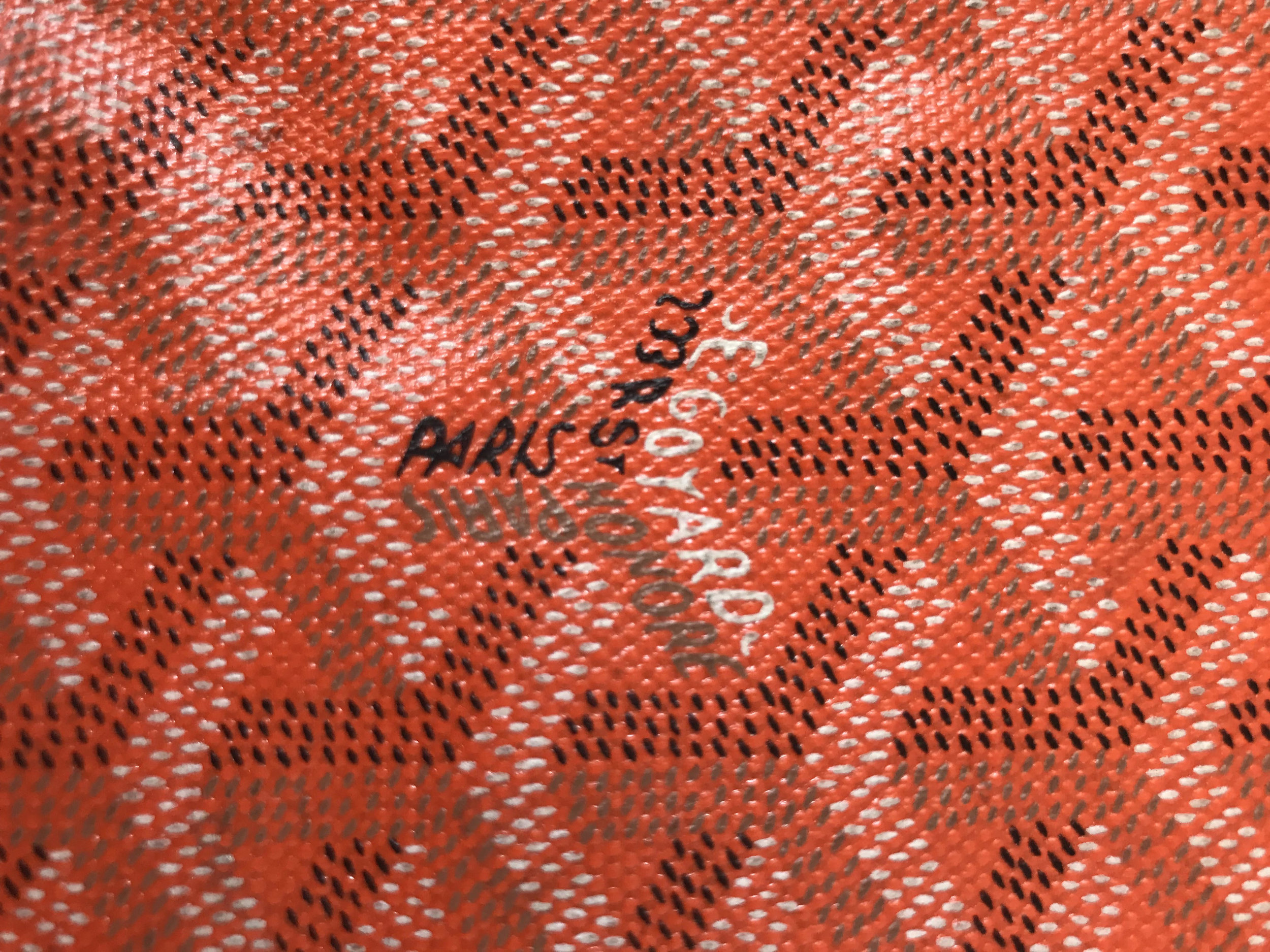 hand painted goyard