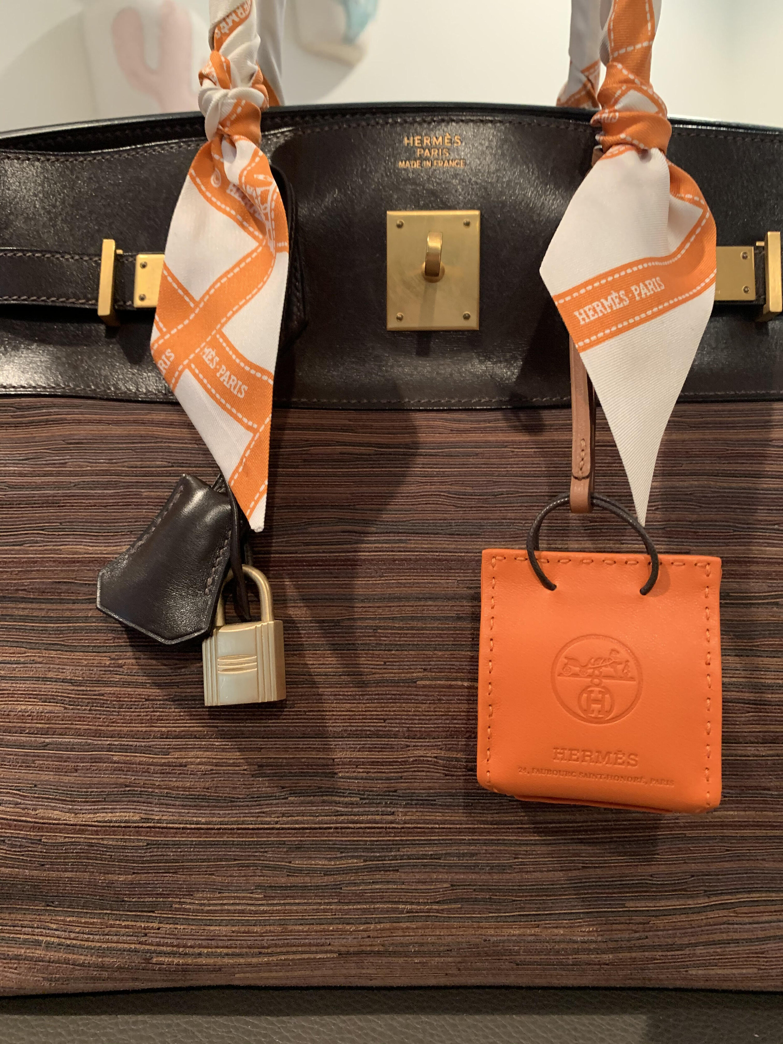 hermes bag charm