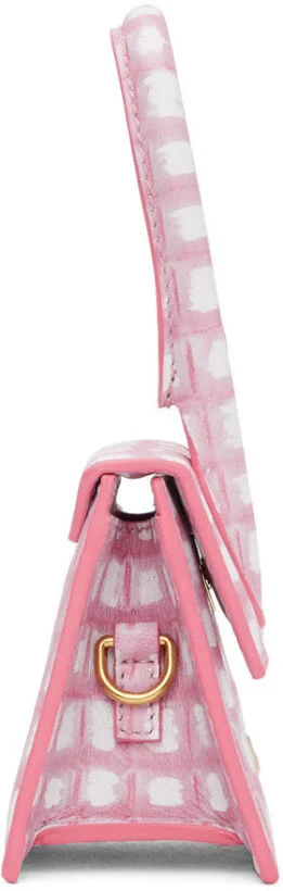 Jacquemus pink check bag new arrivals