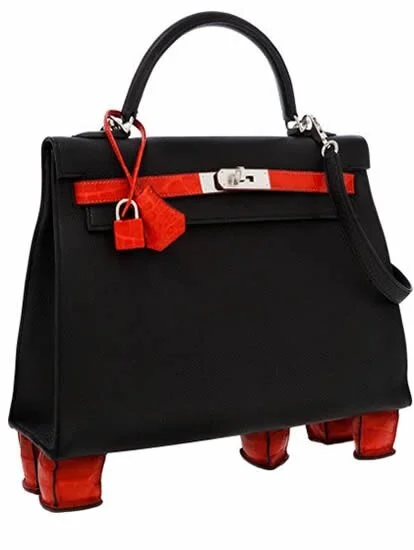 Hermes Kelly Sellier 32cm Bag with Feet - ONE OF A KIND