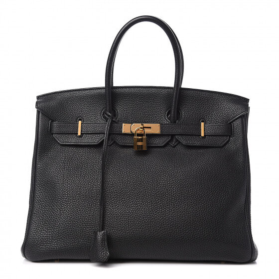 SOLD - Hermes Togo Birkin 35 Black with Gold Hardware — Collecting Luxury