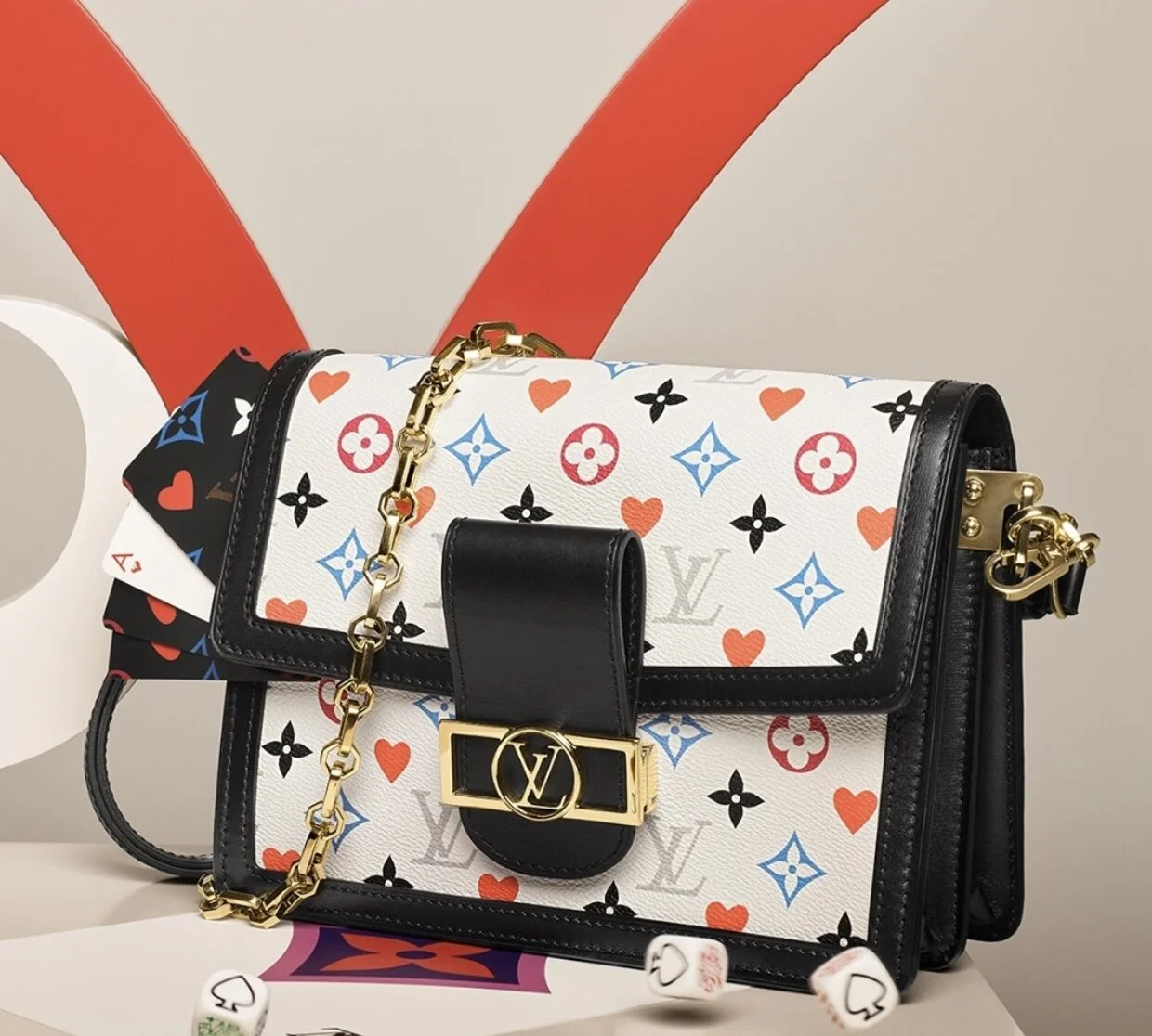 New Louis Vuitton Dauphine Multi-Color Monogram "Game On" Bag