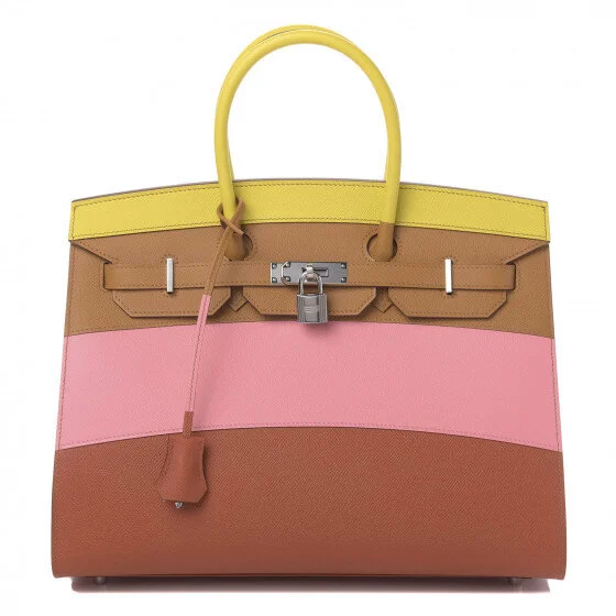 Hermes Epsom Sunrise Birkin Sellier 35 AVAILABLE FOR SALE