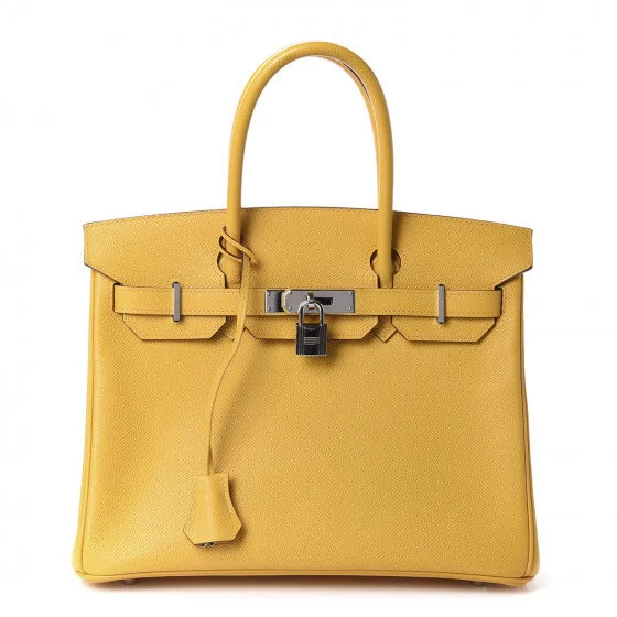 Hermes Epsom Birkin 30 in Soleil Yellow AVAILABLE FOR SALE