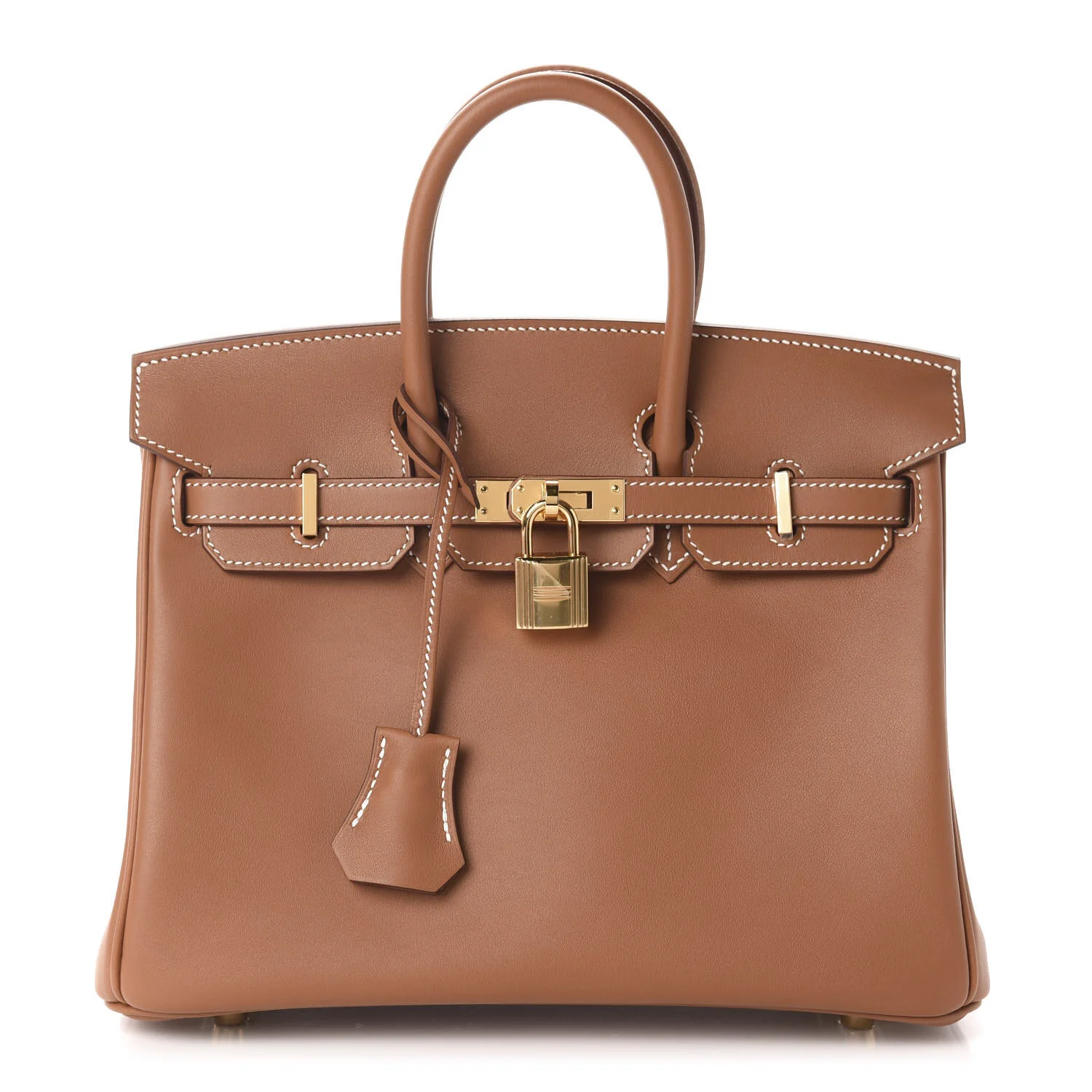 Hermes Veau Jonathan Birkin 25 Gold AVAILABLE FOR SALE