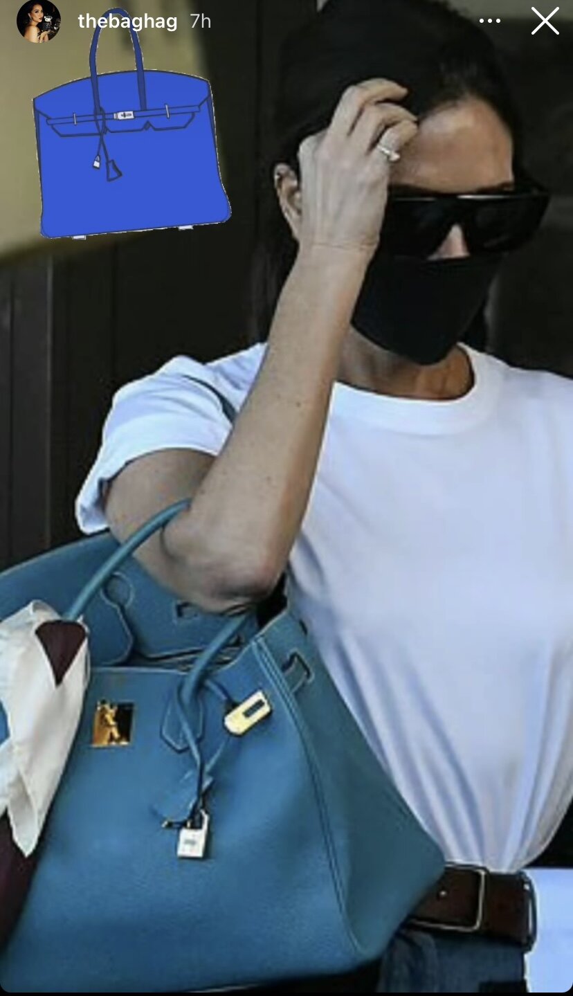 Victoria Beckham Steps Out with her Hermes Crocodile Birkin Bag — Blog