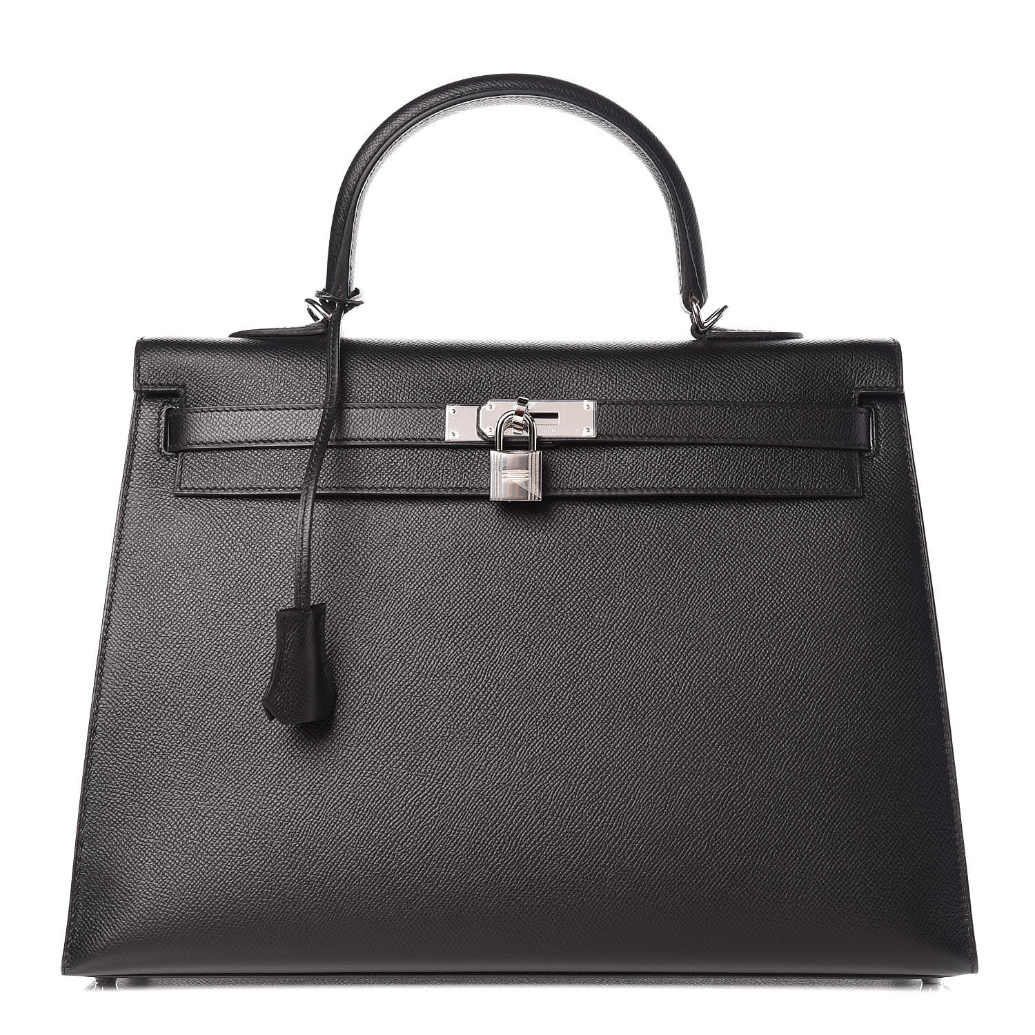 Hermes Epsom Kelly Sellier 35 Black AVAILABLE FOR SALE